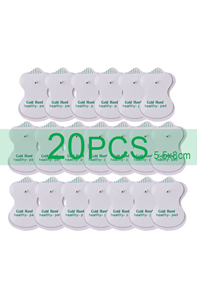 Choice10 20pcs 5.5x8cm 10/20pcs EMS Electrodes Pads Self Adhesive Muscle Stim...