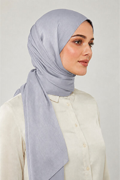 Big ModaEbrar Ice Gray Janjan Shawl - 098
