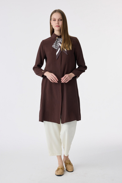 Zühre T-1657 Valea Tunic 38-46 Brown Tunic 1657
