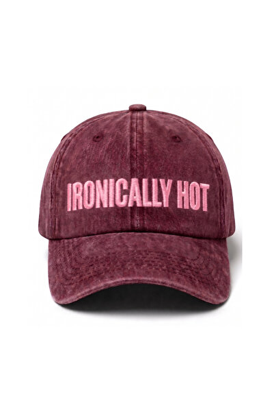 Tresore ''Ironically Hot'' Embroidered Washed Hat /''Ironically Hot'' Embroid...