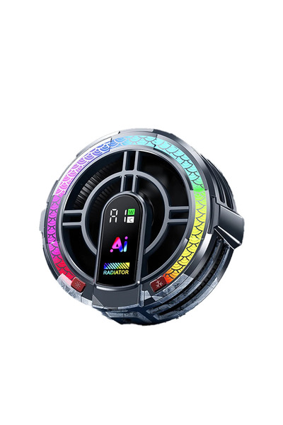 Fogy Aİ Destekli Isı Göstergeli iPad ve tabletler için RGB ışıklı Soğutucu Fan