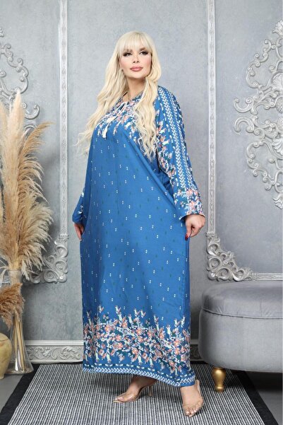 mervemoda Women's Summer Cotton Plus Size Dress