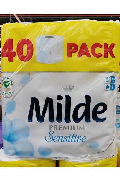 Milde Hartie igienica Sensitive, 3 straturi, 40 role