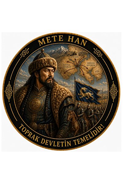 KORDAK The Earth Is the Foundation of the State! - Mete Han Patch (9.5 cm) - ...