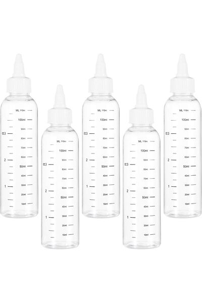 Other Flacon compresibil, Set de 5 flacoane compresibile transparente de 110 ...