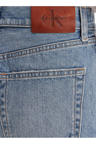 Calvin Klein Jeans Mavi Kadın Şort 90S SHORT 3 IN BARDOT BLUE