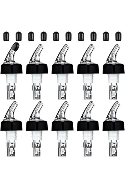 Choice3 10 pcs 40ml Automatic Measured Bottle Pourer Spout Bottle Pourer Liqu...