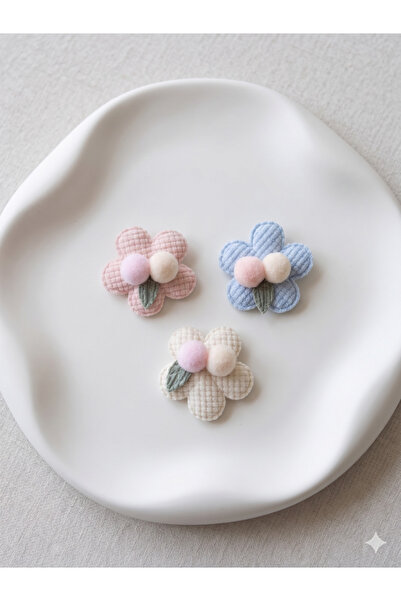 3-Piece Hairless Low Hair Baby Hairpin Set