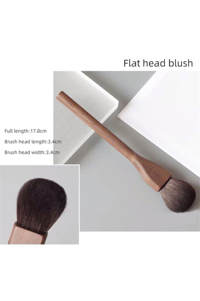 Choice Blush brush 1Pcs European Vintage Wood Handle Makeup Brush High Qualit...