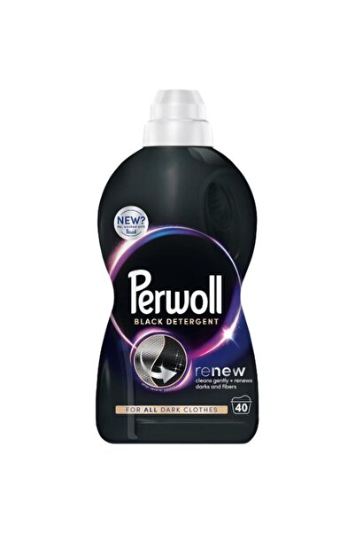 Perwoll Set of 2 x Black Liquid Laundry Detergent, 40 Washes, 2 l