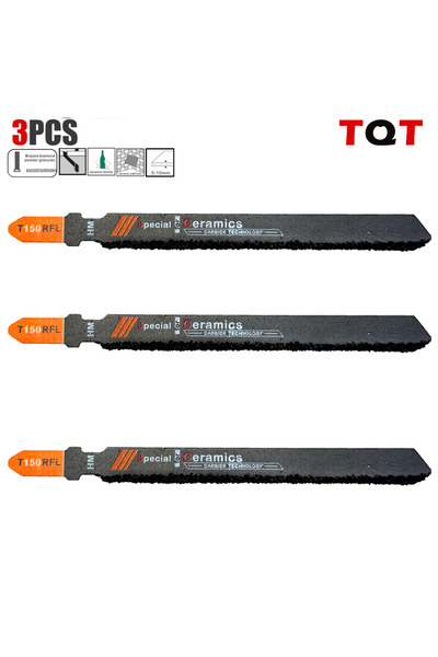 Choice 1.0mm Multipurpose Cutting T150Rfl-4In-3Pcs 3Pcs 3/4" t Shank Jigsaw B...