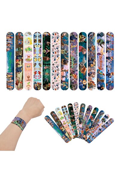 Choice4 Random 36 PCS Zootopia Slap Bracelets Party Favors Gifts Snap Band Su...