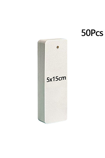 Choice1 بطاقات ورق ألوان مائية فارغة محمولة، 50 قطعة، 300 جرام، مستطيلة 5x15 ...