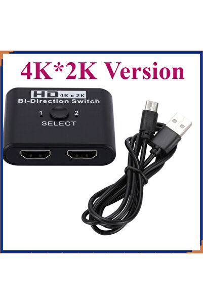 Choice1 4K 2 Ports Bi-Direction HDMI-compatible Video Switcher High Speed 8K/...