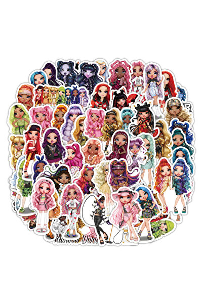 Choice A684617-50PCS 50pcs cartoon cute rainbow doll personalized graffiti cr...