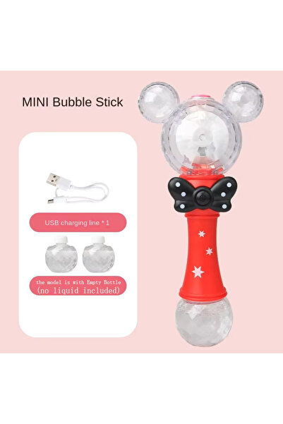 Choice1 B Mickey Mouse Bubble Machine Rechargeable Toys with Lighting Electri...