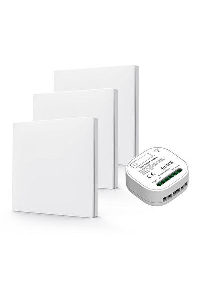 Choice1 110-240V 3x1key 1 Receiver 230V wireless light switch kit, with recei...