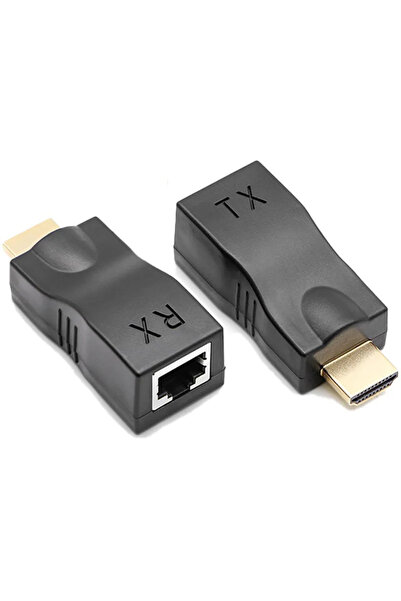 Choice1 black 1080P HD 4K HDMI-compatible Extender RJ45 Ports Network 30M to ...