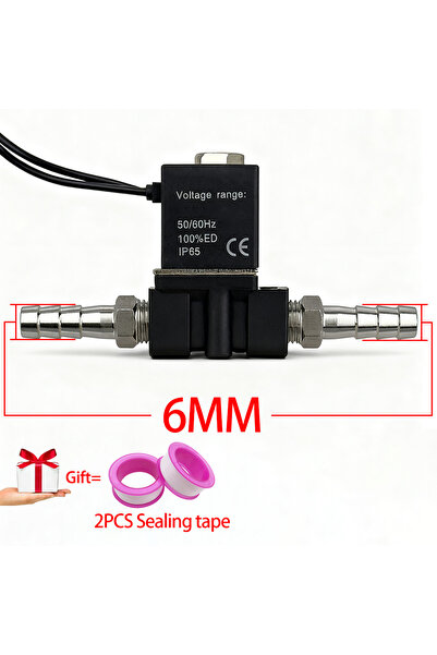 choice2 AC220V 6MM DC12/24V AC110/220V Normally Closed 1/4"Silent Oil Free Bi...