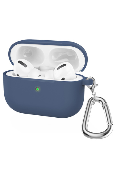 Choice3 غطاء سيليكون أزرق منتصف الليل لسماعات AirPods Pro 1، حافظة لسماعات Ai...