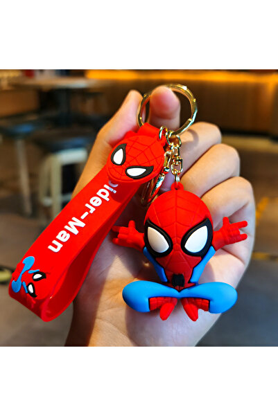 Choice1 A2 Superhero Spiderman Doll Silicone Keychain Marvel Avengers Spider ...
