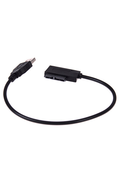 Choice كابل محول KOQZM أسود من USB إلى 7+6 13pin Slim Sata/ide لمحرك الأقراص ...