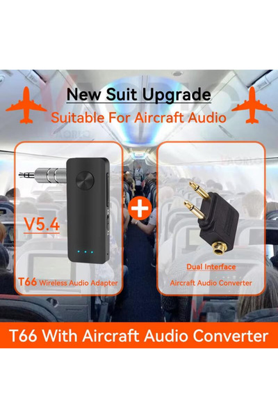 Choice With Converter Bluetooth 5.4 Wireless Audio Receiver Transmitter HiFi ...
