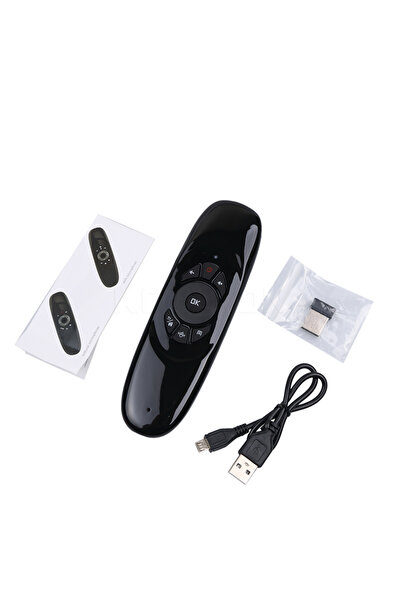 Choice ماوس C120 بإضاءة خلفية RGB 7 مع مستشعر جيروسكوب ولوحة مفاتيح لاسلكية 2...