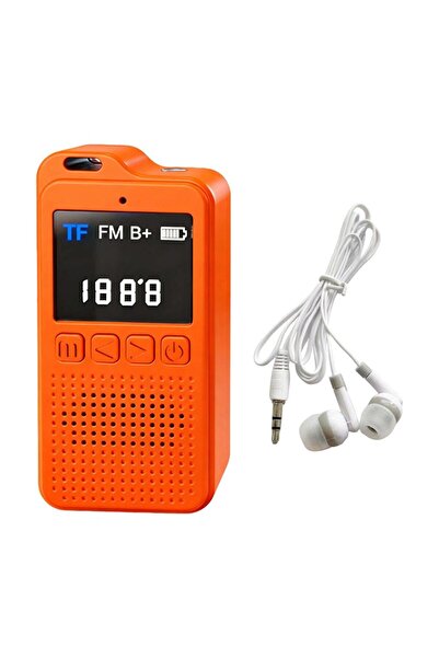 Choice Orange AM/FM radio with high-quality sound for home use, suitable for ...