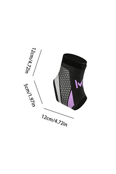 Choice Purple Ankle Sleeve Breathable Sports Sleeve Foot Brace Ankle Support ...