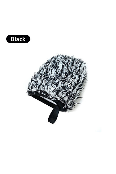 Choice Black Super Soft Car Microfiber Wheel Detailer Wash Glove Thickening T...