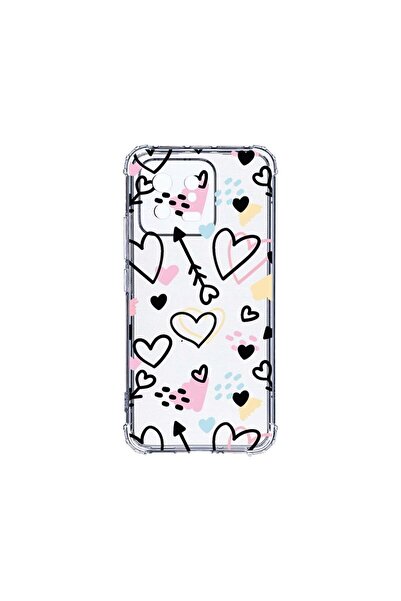 bestcase Αντικραδασμική Θήκη 1.5MM, Συμβατή με Xiaomi 13, Σύμβολα Αγάπης, 1.5...
