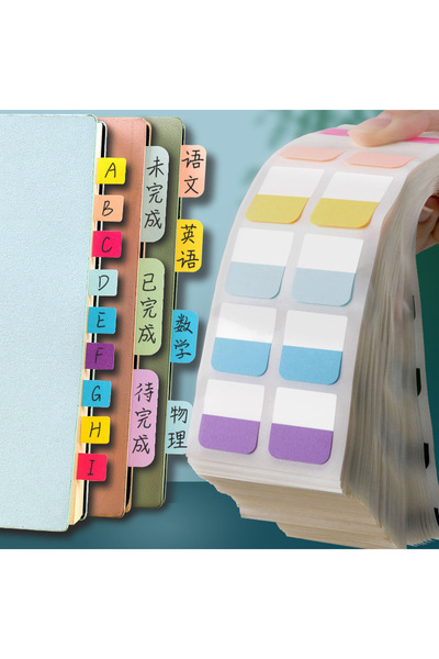 Choice Fluorescent color 120Paste Transparent Index Tabs Sticky Notes Writabl...