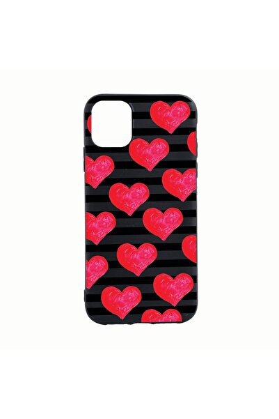 bestcase Husa Silicon Compatibila Cu Xiaomi Mi 11 Lite 5G / 4G, hearts, rezis...