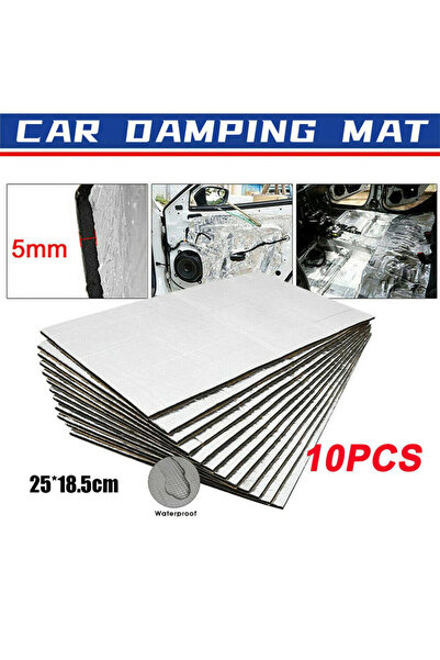 Choice1 10pcs Car Sound Deadener Heat Insulation Mat For Auto Van Sound Deade...