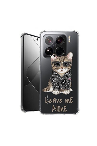 bestcase ¬Æ Husa pentru Xiaomi 15, Anti Shock 1.5MM, Leave Me Alone Cat, Prot...