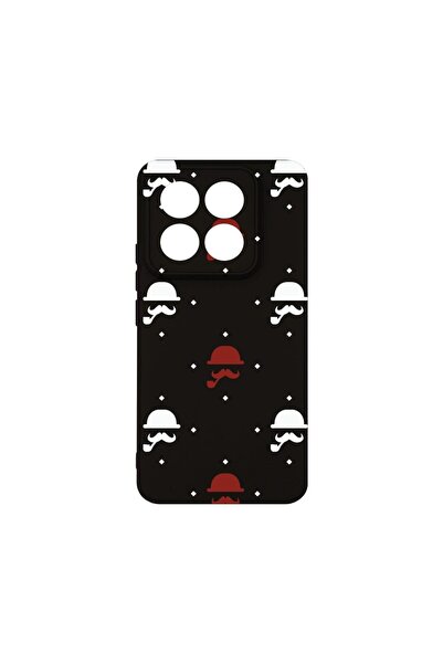bestcase Премиум силиконов калъф, съвместим с Xiaomi 14 Pro, Мустаци, Тънък 1...