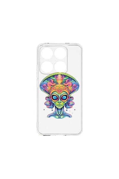 bestcase Θήκη για Xiaomi 14T, BestCase™ Διαφανής Σιλικόνη 2MM, Αποκριάτικα Χρ...