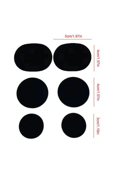 choice2 Black 6Pcs Shoe Hole Repair Patch Shoe Repair Patch Set Self-adhesive...