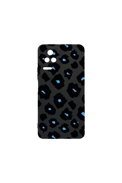 bestcase Тънък силиконов калъф 0.8ММ, съвместим с Xiaomi Poco F4, със син лео...