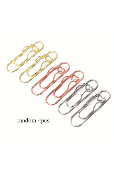 Choice random 4pcs 4 multifunctional pen clip pen hanging love paper clip pen...