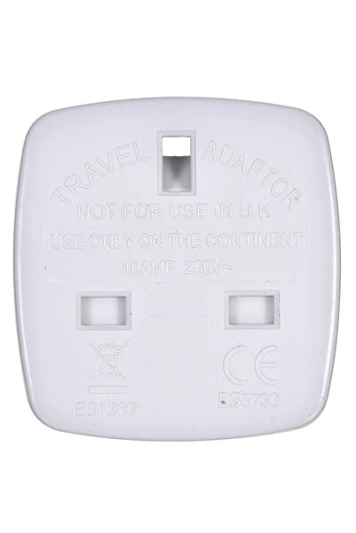 Gembird CableXpert Adaptor de călătorie AC, ștecher UK la ștecher EU A-AC-UKE...