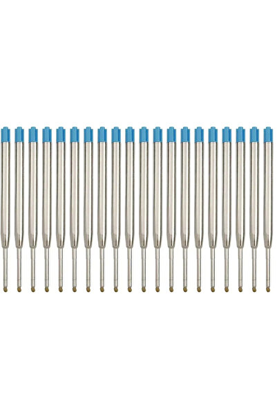 Choice3 20pcs blue 10/20/30/50pcs L:3.9 In Ballpoint Pen Refills for Parker P...