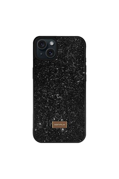 Sonique Θήκη Lux Diamond Apple iPhone 15 Plus Μαύρο