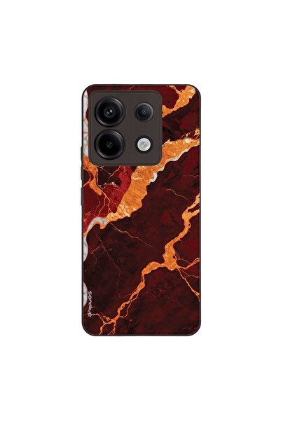 Sonique Θήκη Marble Series για Xiaomi Redmi Note 13 Pro 5G / Poco X6 5G Κόκκινο