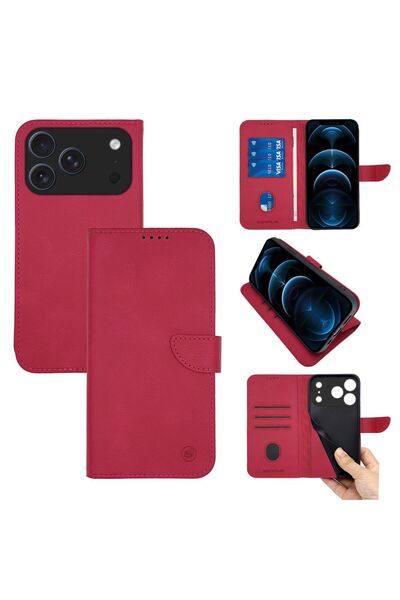 Sonique Θήκη Πορτοφόλι Urban Wallet Apple iPhone 17 Pro Max Φούξια