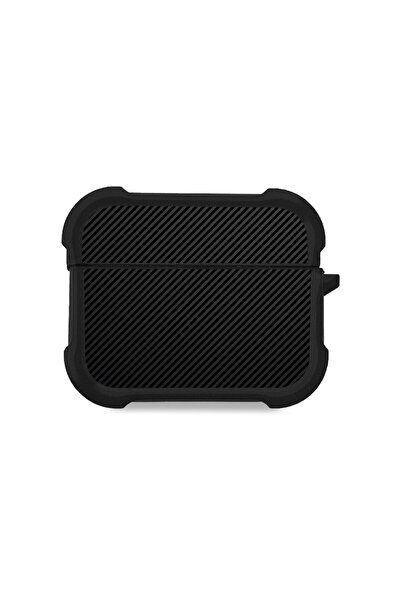 Sonique Θήκη Σιλικόνης Carbon Series για AirPods Pro / Pro 2 Μαύρο