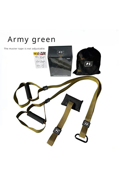 choice2 P3-1 Green P3-1 Home Use Hanging Training Band Yoga Fitness Band Trx ...