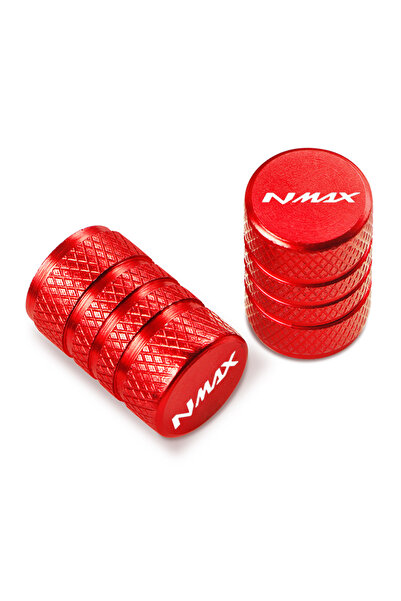 Choice3 Red 2Pcs CNC Aluminum Tyre Valve Air Port Cover Cap Motorcycle Access...