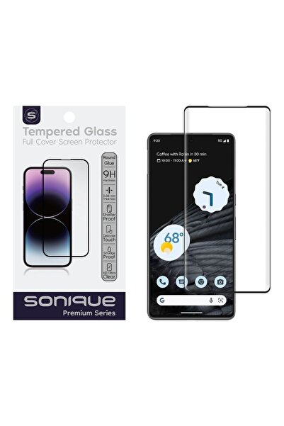 Sonique Curvy Glass Premium Series HD Full Cover 9H Google Pixel 7 Pro Μαύρο